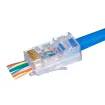 Simply 45 - S45-1500 - Pass Through Blue Tint - Cat5e UTP - 100pc Jar 