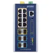 Planet - IGS-6329-8UP2S4X - Industrial L3 8-Port 10/100/1000T 802.3bt PoE + 2-Port 1G/2.5G SFP + 4-Port 10G SFP+ Managed Ethernet Switch