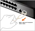 Planet - QSFP-40G-LR4 - 40GBASE-LR4 QSFP+ Fiber Transceiver (Single mode, LC, 1310nm, DDM) - 10km