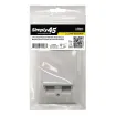 Simply 45 - S45-3202AW - 2 Angled Port White Keystone Wall Plate, Standard, Single Gang, UL - 1EA/BAG