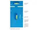 Jonard - WTL-34 - Wall Box Template & Level for Old Work 3&4 Gang Electrical Box.
