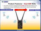 Planet - ICG-2510W-LTE-EU - Industrial 4G LTE Cellular Wireless Gateway with 5-Port 10/100/1000T(LTE Band B1/B3/B5/B7/B8/B20)