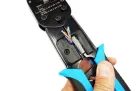 Simply 45 - S45-C200 - Universal (most brands) Standard RJ45 Crimp Tool - UTP RJ45 Mod Plugs - 1 Ea./Blister