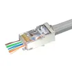 Simply 45 - S45-1550 - Pass Through Shielded - Cat5e STP (internal ground) - 50pc Clamshell