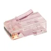 Simply 45 - S45-1701P - PROSeries Pass Through Red Tint, Hi/Lo Stagger - Cat6/6a UTP with Cap45 - 50pc Clamshell