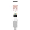 Simply 45 - S45-1750P - PROSeries Pass Through Shielded Red Tint, Hi/Lo Stagger - Cat6/6a STP with Cap45 & Bar45 - 50pc Jar