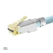 Simply 45 - S45-1755P - PROSeries Pass Through Shielded Yellow Tint, Hi/Lo Stagger - Cat7a/7/6a/6 STP, Cap45 & Bar45 - 50pc Jar