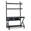 Kendall Howard - 5000-3-104-48 - 48" Performance 100 Series LAN Station - African Mahogany
