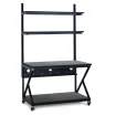 Kendall Howard - 5000-3-204-48 - 48" Performance 200 Series LAN Station - African Mahogany