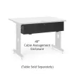 Kendall Howard - 5500-3-100-48 - 48" Training Table Cable Management Enclosure