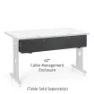 Kendall Howard - 5500-3-100-60 - 60" Training Table Cable Management Enclosure