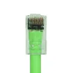 Simply 45 - S45-1100 - Standard Cat6/6a UTP RJ45 Modular Plugs with Bar45 Hi/Lo Stagger, Green Tint - 100pcs/Jar