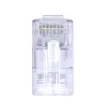 Simply 45 - S45-1500P - PROSeries Pass Through Blue Tint - Cat5e UTP with Cap45 - 100pc Jar 