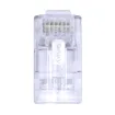Simply 45 - S45-1501P - PROSeries Pass Through Blue Tint - Cat5e UTP with Cap45 - 50pc Clamshell 