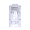 Simply 45 - S45-1505P - PROSeries Pass Through Blue Tint - Cat5e UTP with Cap45 - 500pc Jar 