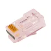 Simply 45 - S45-1701P - PROSeries Pass Through Red Tint, Hi/Lo Stagger - Cat6/6a UTP with Cap45 - 50pc Clamshell