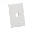 Platinum Tools - 601WH-25 - Wall Plate, Standard, 1 Port, White 25pc/Installer Pack