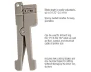 Jonard - CSR-125 - Compact Cable Slit & Ring Tool, (0 - 0.125")