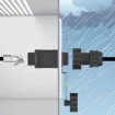 Platinum Tools - 741C - Waterproof RJ45 Bulkhead Coupler. Clamshell.