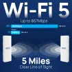 Engenius - ENH500v3 KIT - Two Wi-Fi 5 Wave 2 Outdoor AC867 5 GHz Point to Point Wireless Bridge