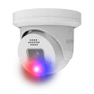 AVYCON - AVC-NDE81F28 - 8MP H.265 Fixed Turret Network Camera Active Deterrence 24/7 Color