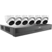 Dahua - C885E62A - HDCVI Kit: 8-CH, 4K Analytics+ Penta-brid DVR + 6x 5MP, Mini Eyeball Cameras