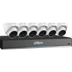 Dahua - C888E64A - HDCVI Kit: 8-CH, 4K Pro Analytics + Penta-brid DVR + 6x 4K, WDR, Mini Eyeball Cameras
