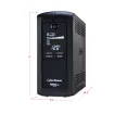 Cyber Power - CP1000AVRLCD - 1000VA/600W Line-Interactive Ups AVR LCD 9 Outlets 3 Year Warranty 1080 Joules