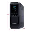 Cyber Power - CP1350AVRLCD3 - UPS SYSTEMS Intelligent LCD, 1350VA/815W Line Interactive UPS, Mini-tower, 12 Outlets