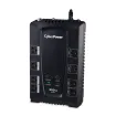 CYBERPOWER - CP800AVR - 800VA/450W LINE INTERACTIVE UPS, 8 x NEMA 5-15R OUTLETS, NEMA 5-15P PLUG W/6FT POWER CORD, AVR, SERIAL PORT, POWERPANEL PERSONAL SOFTWARE, 3 YR WTY