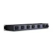Cyber Power - CPS1220RM - 120 V, 50Hz/60Hz, NEMA 5-20P Plug, 12 NEMA 5-20R, 1U Rackmount, 15 ft Cord