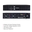 CYBERPOWER - CPS1500AVR - CyberPower 1500VA/900W Line-Interactive Rackmount UPS 8 Outlets, 3 Year Warranty, 1840 Joules