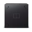 Cyber Power - CR12U61003 - 12U 19" Wall Mount Enclosure, 600mm Wide, 600mm Deep, Hex Perforated Metal Door, Side Panels, Locking Doors/Side Panels, Black
