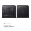 Cyber Power - CR12U61003 - 12U 19" Wall Mount Enclosure, 600mm Wide, 600mm Deep, Hex Perforated Metal Door, Side Panels, Locking Doors/Side Panels, Black