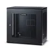 Cyber Power - CR12U61003 - 12U 19" Wall Mount Enclosure, 600mm Wide, 600mm Deep, Hex Perforated Metal Door, Side Panels, Locking Doors/Side Panels, Black