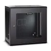 Cyber Power - CR12U61003 - 12U 19" Wall Mount Enclosure, 600mm Wide, 600mm Deep, Hex Perforated Metal Door, Side Panels, Locking Doors/Side Panels, Black