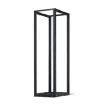 Cyber Power - CR45U40001 - 45U 19" 4-post Open Frame Rack, 600mm wide, 22"-40" depth adjustable, black, 1760lbs (800kg) loading capacity, ships knock-down, 5 year warranty