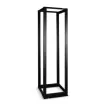 Cyber Power - CR45U40001 - 45U 19" 4-post Open Frame Rack, 600mm wide, 22"-40" depth adjustable, black, 1760lbs (800kg) loading capacity, ships knock-down, 5 year warranty