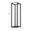 Cyber Power - CR45U40001 - 45U 19" 4-post Open Frame Rack, 600mm wide, 22"-40" depth adjustable, black, 1760lbs (800kg) loading capacity, ships knock-down, 5 year warranty