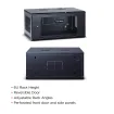 Cyber Power - CR6U61003 - 6U 19" Wall Mount Enclosure, 600mm Wide, 600mm Deep, Hex Perforated Metal Door, Side Panels, Locking Doors/Panels, Black