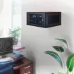 Cyber Power - CR6U61003 - 6U 19" Wall Mount Enclosure, 600mm Wide, 600mm Deep, Hex Perforated Metal Door, Side Panels, Locking Doors/Panels, Black