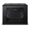 Cyber Power - CR9U61003 - 9U 19" Wall Mount Enclosure, 600mm Wide, 600mm Deep, Hex Perforated Metal Door, Side Panels, Locking Doors/Panels, Black