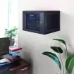Cyber Power - CR9U61003 - 9U 19" Wall Mount Enclosure, 600mm Wide, 600mm Deep, Hex Perforated Metal Door, Side Panels, Locking Doors/Panels, Black
