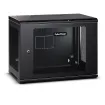 Cyber Power - CR9U61003 - 9U 19" Wall Mount Enclosure, 600mm Wide, 600mm Deep, Hex Perforated Metal Door, Side Panels, Locking Doors/Panels, Black