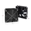 Cyber Power - CRA11002 - Wall Mount Roof Fan kit, 2x 110/120Vac Cooling Fans; 190 CFM, 2 Year Warranty