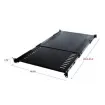 Cyber Power - CRA50006 - 19” 1U Heavy Duty 22”-40” Depth Adjustable Shelf for 4-Post Open-Frame Rack, 135LBS (60KG) Capacity, 5 Year Warranty