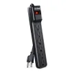 CYBERPOWER - CSB604 - 900 J, 125 V, NEMA 5-15P plug, 6 NEMA 5-15R, 4 ft cord, Limited lifetime warranty