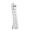 CYBERPOWER - CSB606W - 6-Outlet Surge Protector with 900 Joules, EMI/RFI filtering, white, 6FT Cord, and $50K CEG