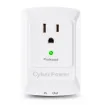 CYBERPOWER - CSP100TW - 900 J, 125 V, NEMA 5-15P wall tap plug, 1 NEMA 5-15R, Limited lifetime warranty