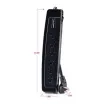 Cyber Power - CSP604T - 1350 J, 125 V, NEMA 5-15P 45 degree off-set plug, 6 NEMA 5-15R, 4 ft cord, Limited Lifetime Warranty